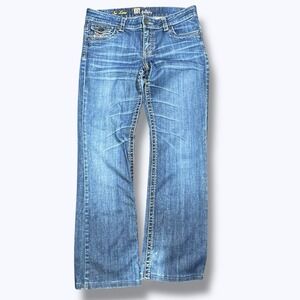 KUT from the Kloth Jeans Womens 10 Blue So Low Low Rise Bootcut Stretch Y2K